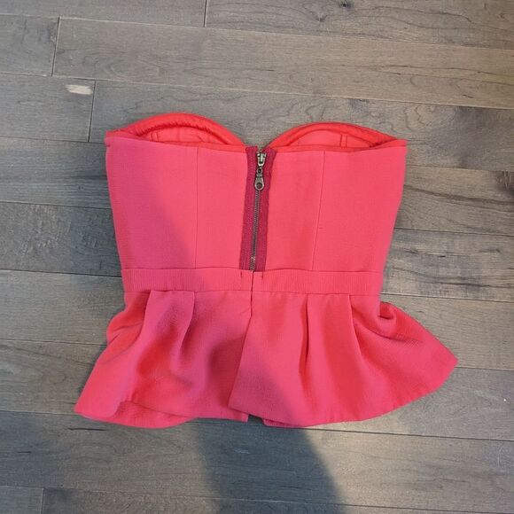 Bcbg MaxAzria/Pink Top Sz 4 - Picture 4 of 4